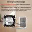KETOTEK Thermostat WiFi für Boiler/Fussbodenheizung Wasser 3A 230V Unterputz Kompatibel mit Alexa, Intelligent Raumthermostat Gastherme WLAN mit Tuya/Smart Life APP, Wöchentlich Programmierbar, Weiß