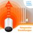 KESSER® Heizkörperthermostat 4er Set WiFi Heizungsregler | Heizungsthermostat WLAN mit Smart Home App Steuerung | Thermostat Alexa, Google Assistant mit 6 Heizkörperventilen | Energie & Kosten sparen