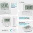 Homematic IP Wandthermostat – Basic, Smart Home, digitales Thermostat für Heizkörper mit/ohne App, Alexa, Google Home, Temperaturmessung, Energie sparen, 154666A0