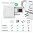Beok Tuya Raumthermostat Fußbodenheizung, Thermostat Fussbodenheizung Elektrische Smart WiFi Heizungsthermostat Digital Programmierbarer 16A mit Externe Sensoren LCD Touchscreen TGW60W-WIFI-EP Weiß