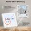 Beok Thermostat Fussbodenheizung Wasser, Thermostate Heizung Digital Raumthermostat Fußbodenheizung 230v Wandthermostat Heizungsthermostat Temperaturregler TDS72-WP Weiß Non-WiFi