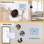 KETOTEK Thermostat WiFi für Boiler/Fussbodenheizung Wasser 3A 230V Unterputz Kompatibel mit Alexa, Intelligent Raumthermostat Gastherme WLAN mit Tuya/Smart Life APP, Wöchentlich Programmierbar, Weiß