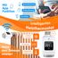 KESSER® Heizkörperthermostat 3er Set WiFi Heizungsregler | Heizungsthermostat WLAN mit Smart Home App Steuerung | Thermostat Alexa, Google Assistant mit 6 Heizkörperventilen | Energie & Kosten sparen