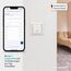 Homematic IP Temperatur- und Luftfeuchtigkeitssensor – innen, Smart Home, steuert digital Heizkörper/Fußbodenheizung per App, Alexa, Google Home, Temperaturmessung, Energie sparen, 150181A0