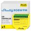 Shelly Plus RGBW PM - WLAN Controller für LED-Streifen, 12-24 VDC, 3 Beleuchtungsprofile, Leistungsmessung, Dimmer für Weißes oder Farbiges Licht, kein Hub Erforderlich, Alexa & Google Home