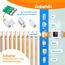 KESSER® Heizkörperthermostat WiFi Heizungsregler | Heizungsthermostat WLAN mit Smart Home App Steuerung | Thermostat Alexa, Google Assistant mit 6 Heizkörperventilen | Energie & Kosten sparen
