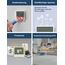 Beok Thermostat WiFi Für Elektrische Fußbodenheizung Raumthermostat Fussbodenheizung Smart Heizungsthermostat Digital Kompatibel Alexa Echo, Google Assistant Tuya WLAN App 16A TOL47WIFI
