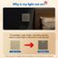 BSEED Lichtschalter 1 Fach 2 Wege Glas Lichtschalter Unterputz Taste Schalter Wechselschalter Gold Kristall Kippschalter 2Pack