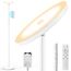 Weiß LED Stehlampe , 3600LM 36W Deckenfluter Dimmbar Stehlampe Wohnzimmer 2700K-6500K Stufenloses Dimmen, Fernbedienung und Touch-Steuerung, Moderne Standleuchte für Wohnzimmer Schlafzimmer Büro