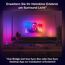 Philips Hue White & Color Ambiance Gradient Signe LED Stehleuchte (2.550 lm), dimmbare Lichtsäule mit 16 Mio. Farben & Farbverläufen, smarte Lichtsteuerung über Sprache und App, schwarz