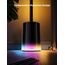 Govee LED Stehlampe Dimmbar RGBIC, 1725LM Stehlampe Wohnzimmer Arbeiten mit Matter,152cm RGBIC Moderne Schwarz,16 Millionen Farben Szenenmodi, Musikmodus für Deko Schlafzimmer Spielzimmer