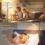 42W Stehlampe Wohnzimmer, 4200LM LED Deckenfluter mit Leselampe 2700K-6500K Stufenloses Dimmen , Fernbedienung und Touch-Steuerung, Moderne Dimmbar Standleuchte für Wohnzimmer Schlafzimmer Büro