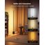 Govee LED Stehlampe Dimmbar RGBIC, 1725LM Stehlampe Wohnzimmer Arbeiten mit Matter,152cm RGBIC Moderne Schwarz,16 Millionen Farben Szenenmodi, Musikmodus für Deko Schlafzimmer Spielzimmer