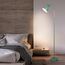 Amdelne Stehlampe Wohnzimmer Giraffe Waldgrün, Schwenkbare Stehleuchte E27 Fassung max. 60W, Höhe 159cm, Moderne Metall Standleuchte Leselampe für Sofa Schlafzimmer Arbeitszimmer, ohne Leuchtmittel