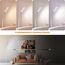 Amdelne Stehlampe Dimmbar Weiß, Stehlampe Wohnzimmer mit 6 Szenemodi & 1H Timer, 12W 1400lm Stehleuchte LED mit Fernbedienung & Touch Steuerung, 360° Schwenkbare Sofa Leselampe für Schlafzimmer Büro