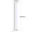 Northpoint LED DIY Lichtsäule Stehlampe Standleuchte Stehleuchte zum Aufbauen Glatt ca. 103 cm hoch dimmbar Farbwechsel mit Fernbedienung