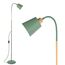 ANTEN Stehlampe | Höhenverstellbare Stehleuchte mit Schwanenhals & E27 Fassung, 159cm Leselampe für Wohnzimmer Schlafzimmer Arbeitszimmer, Modern in Salbeigrün (ohne Leuchtmittel)
