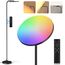 SIBRILLE LED Stehlampe Wohnzimmer RGB, 36W Superhelle Moderne Stehlampe Dimmbar mit Fernbedienung, 3000K-6000K Deckenfluter LED Leselampe Standleuchte Stehleuchte für Wohnzimmer Schlafzimmer Büro