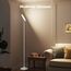 SIBRILLE LED-StehlampeWohnzimmer, 36W Superhelle Moderne StehlampeDimmbar mit Fernbedienung, 3000K-6000K Deckenfluter LED Leselampe Standleuchte Stehleuchte für Wohnzimmer Schlafzimmer Büro, Weiß