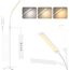 Mojimdo 120 LED Stehlampe, helle Stehlampen für Wohnzimmer, 3 Farbmodi & 10 Helligkeiten 3000K-6000K Standlicht, Schwanenhals Leselampe mit Touch Control für Schlafzimmer Büro