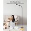 MediAcous LED Stehlampe, 12W Stehlampe Dimmbar mit Einstellbarer 2700K-5700K Farbtemperatur & 5 Helligkeitsstufen, LED Floor Lamp mit Fernbedienung, 1H Timer und Speicherfunktion (Schwarz)