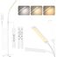 Mojimdo 120 LED Stehlampe, helle Stehlampen für Wohnzimmer, 3 Farbmodi & 10 Helligkeiten 3000K-6000K Standlicht, Schwanenhals Leselampe mit Fernbedienungen für Schlafzimmer Büro