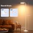 SIBRILLE LED-StehlampeWohnzimmer, 36W Superhelle Moderne StehlampeDimmbar mit Fernbedienung, 3000K-6000K Deckenfluter LED Leselampe Standleuchte Stehleuchte für Wohnzimmer Schlafzimmer Büro, Weiß