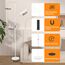 OUTON Stehlampe LED Dimmbar 15W 1500LM, Leselampe mit 4 Farbtemperatur, Fernbedienung und Touch Steuerung, 1H Timer, Leseaufgabe Beleuchtung für Wohnzimmer Schlafzimmer Büro, Weiß