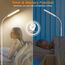 OUTON Stehlampe LED Dimmbar 15W 1500LM, Leselampe mit 4 Farbtemperatur, Fernbedienung und Touch Steuerung, 1H Timer, Leseaufgabe Beleuchtung für Wohnzimmer Schlafzimmer Büro, Weiß