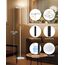 SIBRILLE Stehlampe Wohnzimmer, LED Stehlampe Dimmbar 1300LM Deckenfluter LED Dimmbar mit Fernbedienung 3000K-6000K Leselampe Weiß, Touch Stehleuchte für Wohnzimmer Schlafzimmer Büro