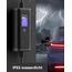 bokman Mobile Wallbox 11kW, Typ 2 Ladekabel mit CEE Stecker & Adapterkabel 8 Meter |16A | 3-Phasig | IP65 Wasserdicht, Tragbares EV-Ladegerät für IEC 62196-2 mit Tragetasche & Mikrofaserhandtuch