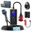 bokman Mobile Wallbox 11kW, Typ 2 Ladekabel mit CEE Stecker & Adapterkabel 8 Meter |16A | 3-Phasig | IP65 Wasserdicht, Tragbares EV-Ladegerät für IEC 62196-2 mit Tragetasche & Mikrofaserhandtuch