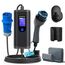 bokman Typ 2 Ladekabel mit CEE Stecker 7,4kW, 8 Meter | 6-32A | 1-Phasig | IP65 Wasserdicht, Tragbares EV-Ladegerät und Mobile Wallbox Ladestation mit Tragetasche & Mikrofaserhandtuch