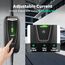 WISSENERGY Typ 2 EV Ladekabel Schuko 2-Pin, 3,68KW Einphasig [10-16A] EV Ladegerät mit 10M Ladekabel, IP66 Wasserdicht Mobile Ladestation mit Tragetasche für PHEV EV
