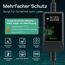 dé Typ 2 Ladekabel Schuko mit APP 3,7kW [7m, 6-16A, 1-phasig] Ladekabel Typ 2 Schuko mit Digitalem LCD - EV Charger 3,7kW für e Auto ID.3/4/5/7, Model Y/3, ENYAQ und Anderen PHEV/EV