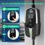EVDANCE Mobile Wallbox 11kW [7.8m 3-Phasig 6-16A] Typ 2 Ladekabel CEE 16A auf Typ 2 mit Einstellbarer Ladeleistung für Elektroauto, Silber