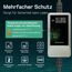 dé Typ 2 Ladekabel Schuko mit APP 3,7kW [10m, 6-16A, 1-phasig] Ladekabel Typ 2 Schuko mit Digitalem LCD - EV Charger 3,7kW Weiß für e Auto ID.3/4/5/7, Model Y/3, ENYAQ und Anderen PHEV/EV