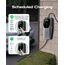Ladekabel Typ 2, 3.68KW /5M Ladekabel Elektroauto, 6A-16A LED-Anzeige Tragbare EV Ladegerät, Typ 2 für Elektrofahrzeuge mit Einphasigem EU-Schuko, IP65(Norm IEC 62196-2)