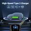 Tera Smart EV Ladegerät Typ 2 Wallbox mit APP 11kW 16A 400V CE&TÜV mit Wlan & Bluetooth 7m Ladekabel mit Ladegerätehalter Heim Wallbox CEE 3-Phasen Stecker für EVs & PHEV W01 Schwarz