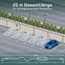 dé Ladekabel Typ 2 Schuko 3,68kW[1-phasig, 25m, 6-16A] EV Chargers mit Steuerbarer Digitalanzeige für Elektroauto, Ladekabel e Auto für Model 3/Y, ID.3, ID.4, ID.5, MG4, Q4, Gla und Anderen PHEV/EV