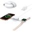 Anker MagGo 3-in-1 Kabellose Ladestation (mit EU/US/UK Stecker), MagSafe-Kompatibles Qi2-Zertifiziertes 15W Ladegerät, Faltbares Reise-Ladepad für iPhone 17/16, AirPods, Apple Watch (Keine Powerbank)