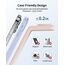 GEEKERA Wireless Charger, 3 in 1 Induktive Ladestation für iPhone Air/17/16/15/14/13/12/11/Pro Max, Ladestation für Apple Watch Ultra 3-1/11-2/SE, Kabelloses Ladegerät für AirPods Pro 3-2/4-2, Rosa