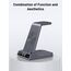 Wireless Charger für Samsung Ladestation für Galaxy S25 Ultra, Induktive Ladestation für Samsung Galaxy Watch 8/Ultra/7, Kabelloses Ladegerät für Galaxy S24 Z Fold Z Flip 6, Galaxy Buds