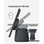 Belkin BoostCharge Pro Kabellose 2-in-1-Ladestation mit Qi2, 15W, MagSafe-Kompatibles Ladegerät für iPhone 17, Air, Pixelsnap, Apple Watch, AirPods, andere Qi2-Geräte, inklusive Netzteil – Schwarz