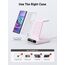 Wireless Charger für Samsung Ladestation für Galaxy S25 Ultra, Induktive Ladestation für Samsung Galaxy Watch Ultra/8/7/6, Kabelloses Ladegerät für Galaxy S24 Z Fold 6/Z Flip 6, Galaxy Buds