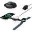 Anker MagGo 3-in-1 Kabellose Ladestation (mit EU/US/UK Stecker), MagSafe-Kompatibles Qi2-Zertifiziertes 15W Ladegerät, Faltbares Reise-Ladepad für iPhone 17/16, AirPods, Apple Watch (Keine Powerbank)