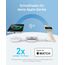 Anker MagGo 3-in-1 Kabellose Ladestation (mit EU/US/UK Stecker), MagSafe-Kompatibles Qi2-Zertifiziertes 15W Ladegerät, Faltbares Reise-Ladepad für iPhone 17/16, AirPods, Apple Watch (Keine Powerbank)