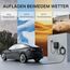 dé Wallbox 11kW mit APP, 15m Typ 2 Ladekabel mit Kabelhalter, 3-Phasen EV-Ladegerät (6-16A, 400V), für BEV/PHEV, RCD Typ-B & IP54-Schutz, effiziente Ladestation für Zuhause, Schwarz