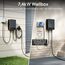 dé Wallbox 7kW APP [6-32A, 1-Phase] Elektrofahrzeug-Ladestation mit 10m Typ 2 Ladekabel, RFID und Steckerhalterung, Ladestation mit RCD Typ-B & IP54 Schutz für E-208 & andere BEV/PHEV