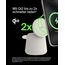 Belkin BoostCharge Pro Kabellose 2-in-1-Ladestation mit Qi2, 15W, MagSafe-Kompatibles Ladegerät für iPhone 17, Air, Pixelsnap, Apple Watch, AirPods, andere Qi2-Geräte, inklusive Netzteil – Sandfarben